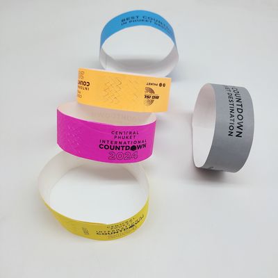 프로모션용 맞춤형 종이 손목밴드 250*25mm/250*19mm 1색 인쇄