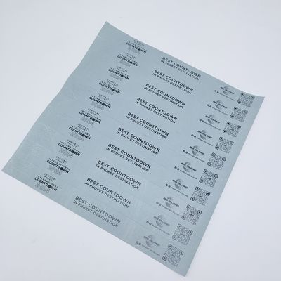이벤트용 방수용 종이 팔찌 250*25mm/250*19mm 내구성 있고 찢어지지 않는
