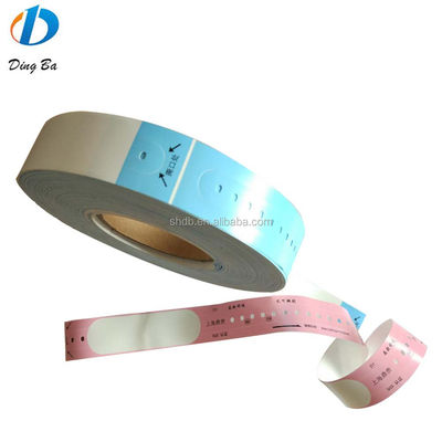 컬러 프린팅 환자를 식별하기 위한 합성 종이의 수갑 257*32mm