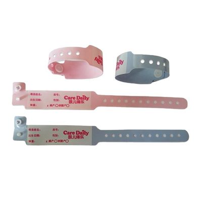 맞춤형 병원 환자 자선 ID 비닐 PVC 손목밴드
