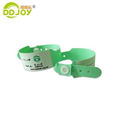 유니버시얼 기념식용 편리한 PVC 식별 일회용 의료 손목밴드