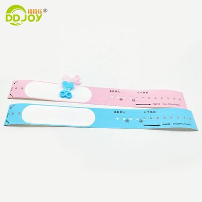 일회용 방수 열 손목밴드 합성 종이에 자신의 디자인을 인쇄