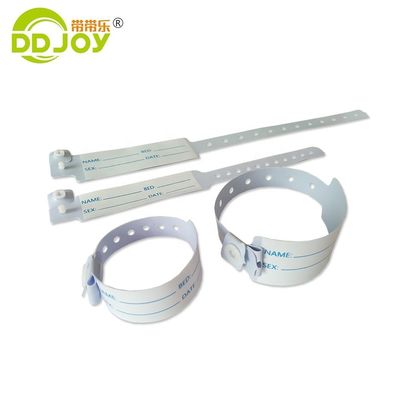 배송 옵션 UPS DHL EMS Fedex TNT 병원용 맞춤형 분홍색 PVC 팔찌