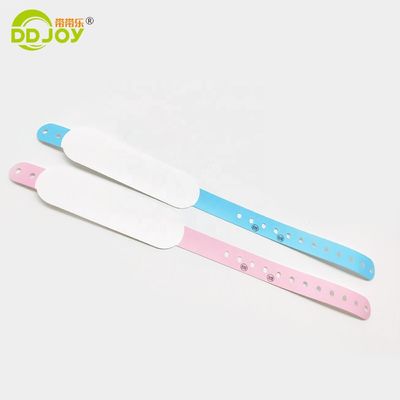 DD 조이 일회용 롤 성인 사이즈 열 인쇄 병원 ID 손목밴드 파란색