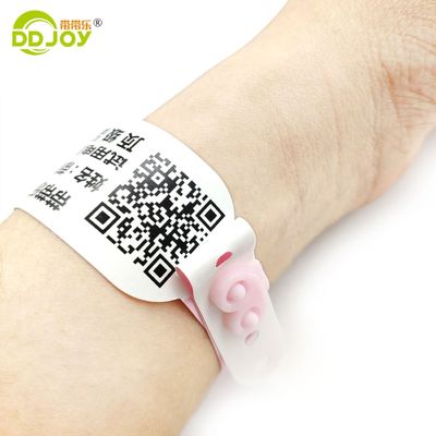 DD 조이 일회용 롤 성인 사이즈 열 인쇄 병원 ID 손목밴드 파란색
