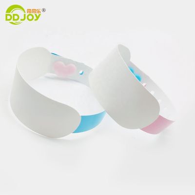 성인 환자 정보 ID 손목밴드 257*32mm 맞춤 로고 방수 직선 열