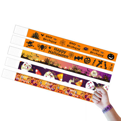 DDJOY 100pcs 해피 할로윈 종이 손목밴드