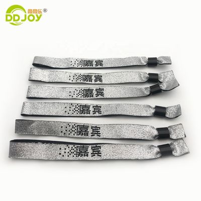 로고 이벤트 페스티벌 리본 사틴 엮은 팔찌 천 손목밴드