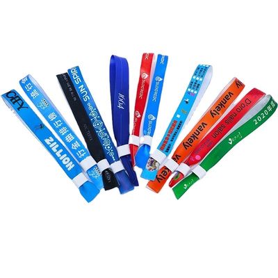 embroidered textile cloth wristbands Ideal for Events 축제 공원 파티 및 클럽