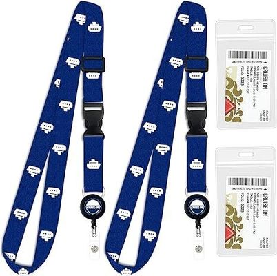 휴식 및 안전 Buckle Sublimation 폴리에스터 목 로니어드 사무실 홍보