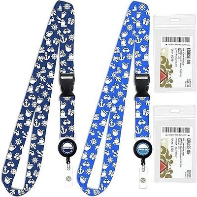 휴식 및 안전 Buckle Sublimation 폴리에스터 목 로니어드 사무실 홍보
