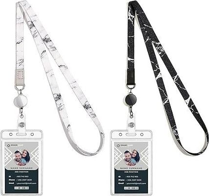 나일론 ID 카드 가슴 스트랩과 금속 Buckle와 맞춤형 PVC 작업 카드 매달린 로프