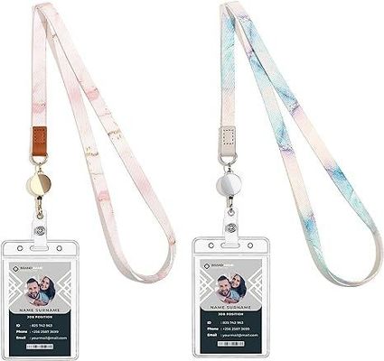 나일론 ID 카드 가슴 스트랩과 금속 Buckle와 맞춤형 PVC 작업 카드 매달린 로프