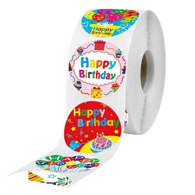 500pcs 어린이 만화 생일 스티커 파티 장식용 접착 스티커