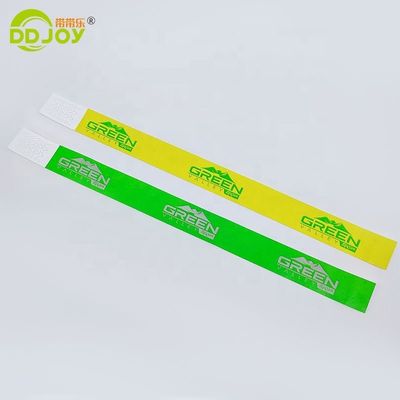 250*25mm/250*19mm 찢어지지 않는 방수 듀폰트 타이벡 종이 손목밴드 이벤트용