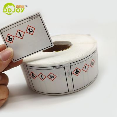 맞춤 제작 된 색상 크기 기름 저항성 접착 롤 로고 라벨 스티커 병
