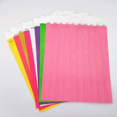 TYK1056D 중국 해 OEM 인쇄 기술과 맞춤형 Tyvek 종이 손목밴드