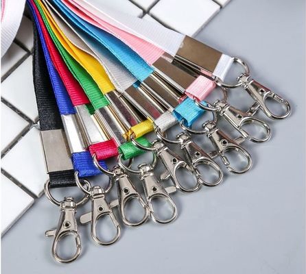사용자 지정 폴리에스터 수블리메이션 도구 라니어드 키 체인 패턴 라니어드 사용자 지정 로고