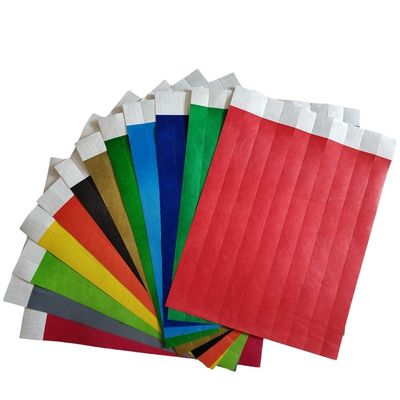 이벤트 및 파티를 위해 저렴한 주문 인쇄 Tyvek 손목밴드 요청에 따라 인쇄