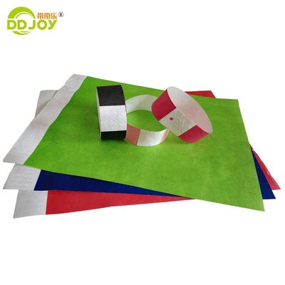 이벤트 및 파티를 위해 저렴한 주문 인쇄 Tyvek 손목밴드 요청에 따라 인쇄