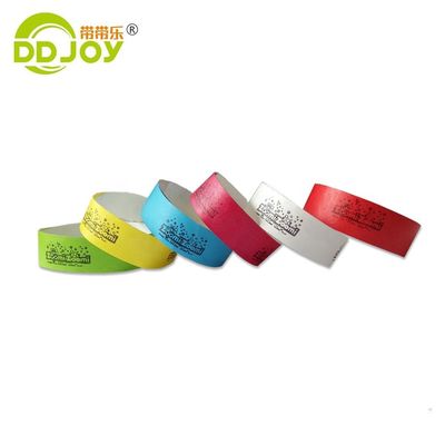 이벤트 및 파티용 맞춤형 타이벡 손목밴드 250*25mm/250*19mm 개인 디자인