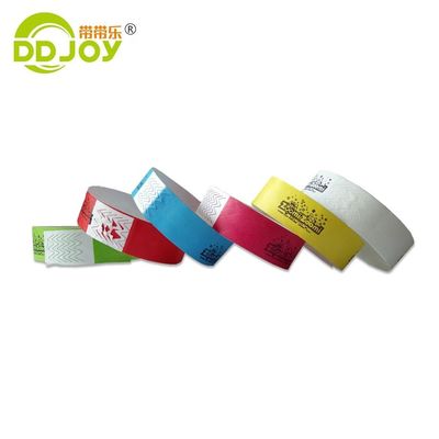 250*19mm Tyvek 종이 손목밴드 이벤트/놀이터/페스티벌 일회용 CLASSIC 스타일