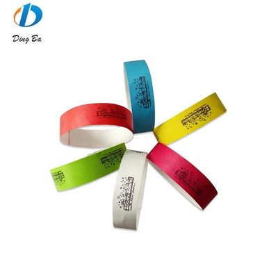 이벤트 보안 및 식별을 위한 Tyvek 종이 손목밴드